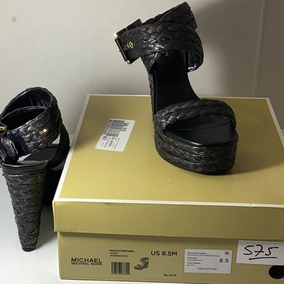 MICHAEL KORS
Michael Women's Rhoda Platform Sandals In Black - Picture 7 of 10